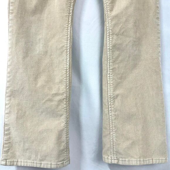 GAP Y2K Low Rise Bootcut Flare Tan Corduroy Pants Womens 30" Waist 2000s Indie - Picture 4 of 7